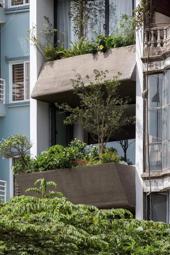 BIM Architecture | Dancing Sky Garden: Vietnamese Row House