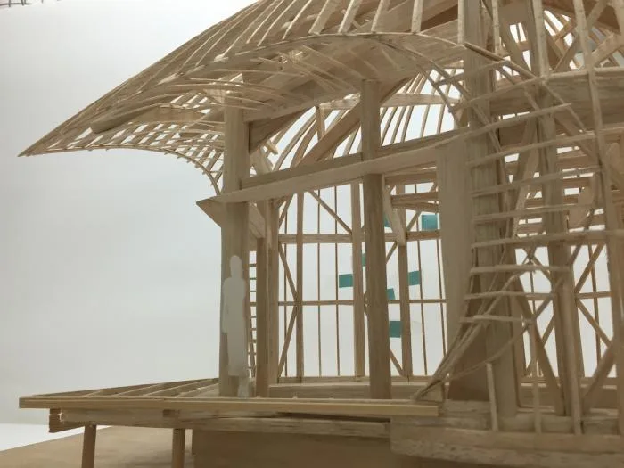 BIM architecture | Cute and playful, shell shaped earthen houses in the forest