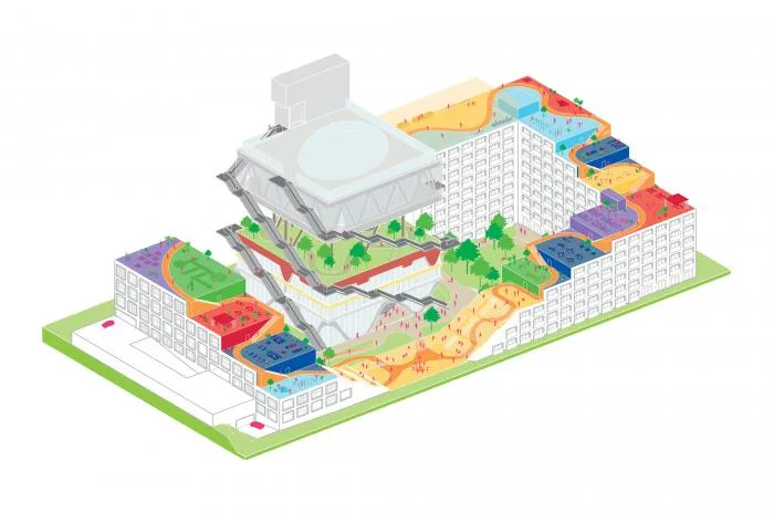 BIM architecture | MVRDV new work: 20 years ago, the World Expo venue was transformed into a shared office complex