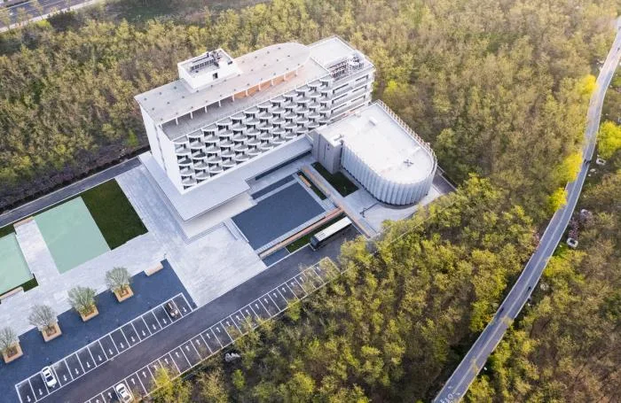 BIM Architecture | Yantai Marine Economic Innovation Zone Headquarters Base Renovation/Water Stone Design