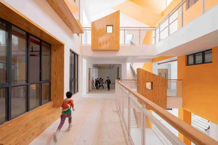 BIM Architecture | Expression of Terrain Relationships: Wushe Town Central Kindergarten/Dongyi Architecture