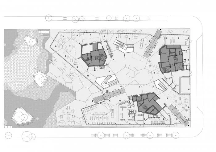 BIM architecture | Enjoying sunbathing under foggy curtain walls: Norwegian Library "Deichman"