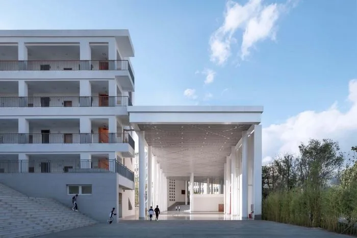 BIM Architecture | Stereoscopic "Courtyard" Space: Yunnan Normal University Experimental High School/Tsinghua University Architectural Design Institute+Tsinghua University School of Architecture