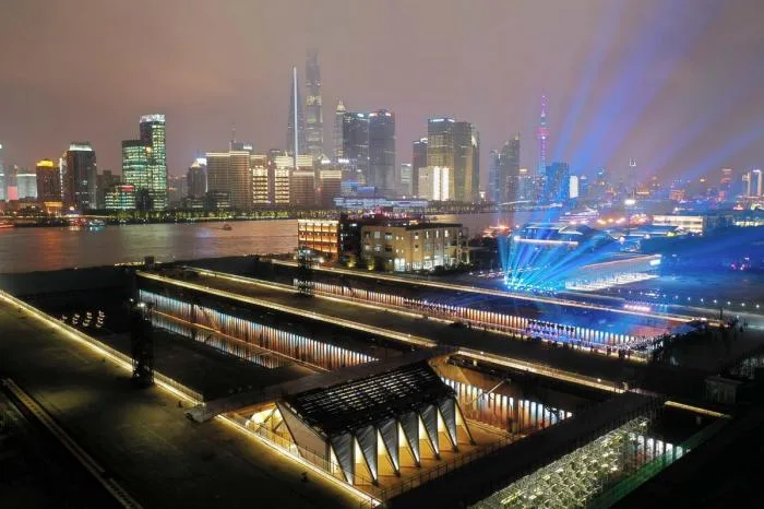 BIM Architecture | 2019 Shanghai Urban Space Art Season Main Exhibition Hall Entrance Security Check Shed/Tongji Original Design Studio