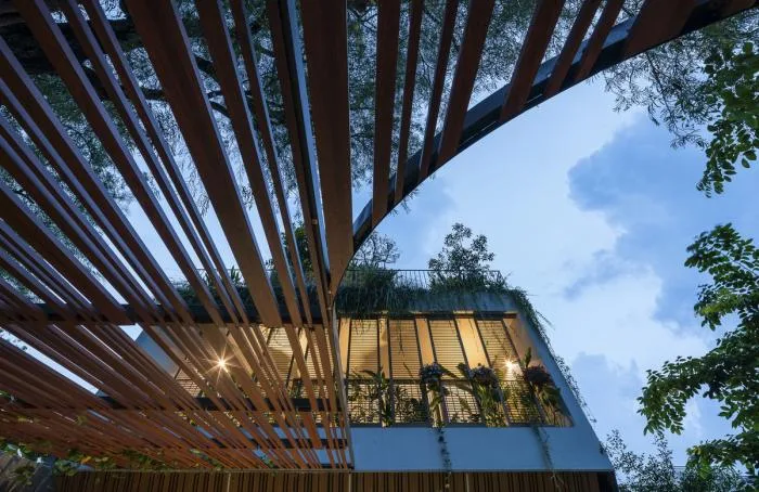 BIM architecture | Poetic dwelling in the city, terrace park cabin