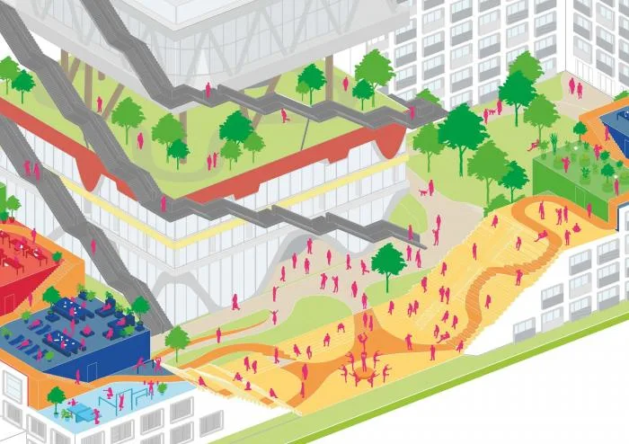 BIM architecture | MVRDV new work: 20 years ago, the World Expo venue was transformed into a shared office complex