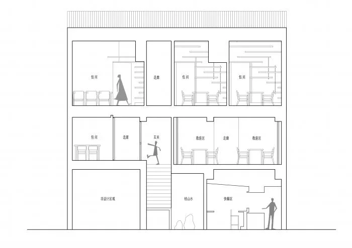 BIM Architecture | Songzi Fast Food/Diyoukuang Architectural Design Studio