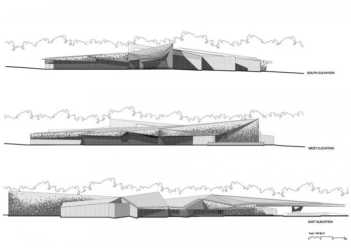 BIM Architecture | Abstract Deconstruction of the 'Long Ridge': Australian Penguin Homecoming Visitor Center