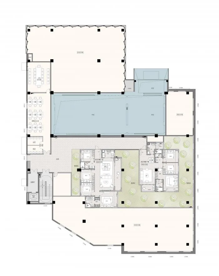 BIM Architecture | Coexistence of Elegance and Light Luxury: Chengdu Jindi Commercial&Design Co., Ltd; Hongyang Real Estate · Fanjin 108 Life Experience Hall/Chengzhi Design