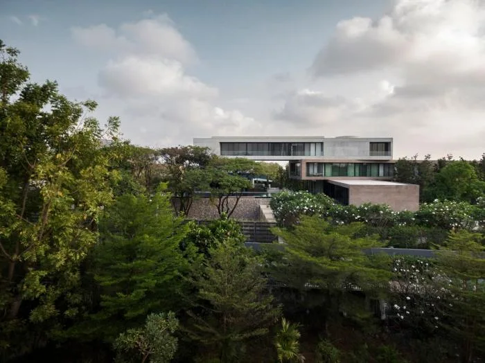BIM Architecture | Stacking and Twisting Like Wind Trucks - Residential Buildings at the Edge of Rainforest