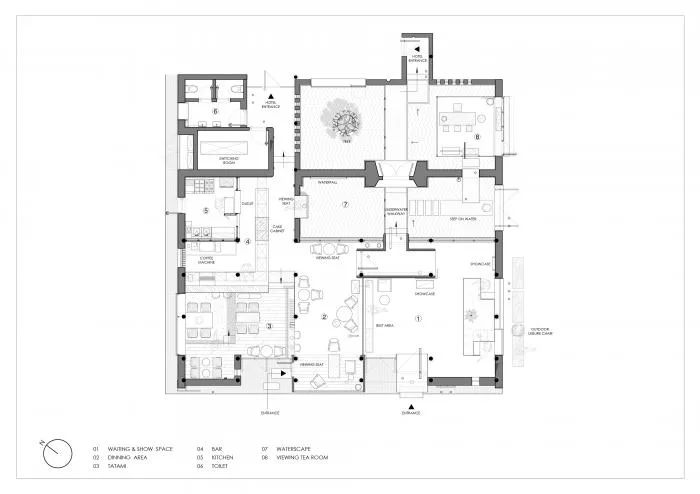 BIM Architecture | Collision between Jiangnan Old Street and Coffee Culture: D-U Duka Collection/Ben Zhe Architecture