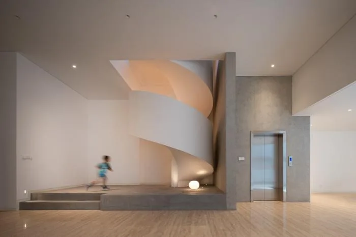 BIM Architecture | Quiet and Warm Space, Hangzhou Spiral Villa/Diyoukuang Architectural Design Studio