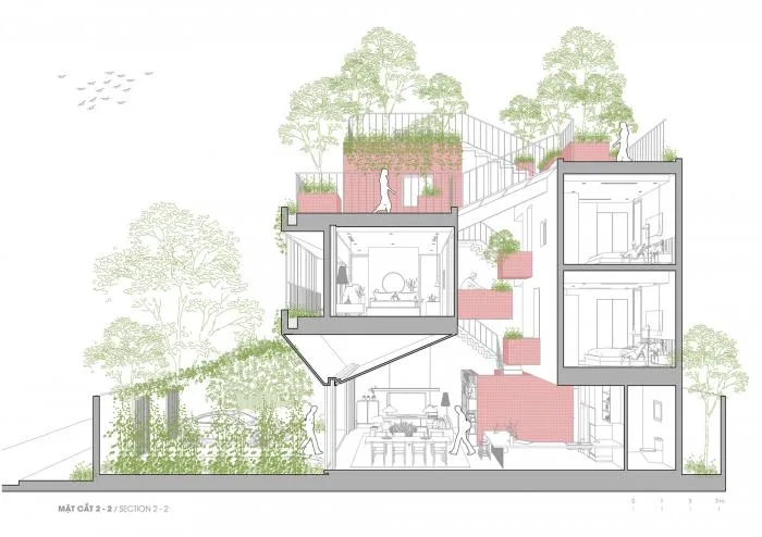 BIM architecture | Poetic dwelling in the city, terrace park cabin