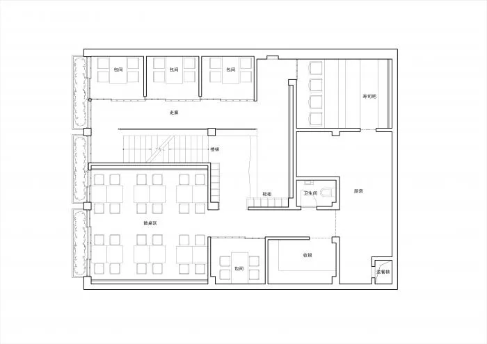 BIM Architecture | Songzi Fast Food/Diyoukuang Architectural Design Studio