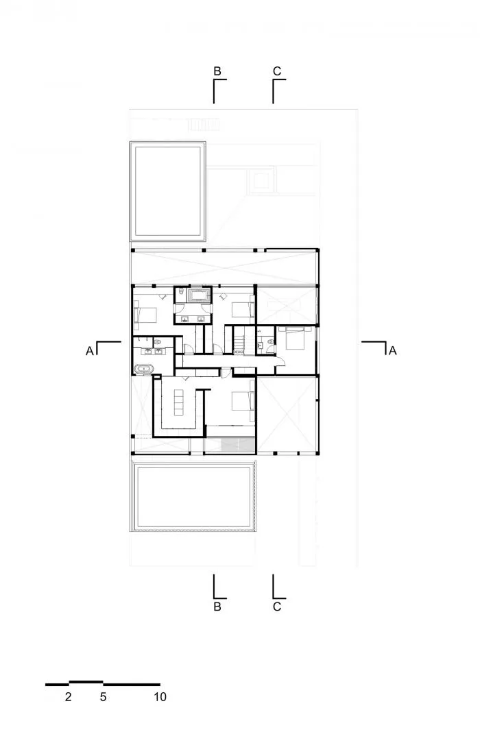 BIM Architecture | Concrete "Grid" Residential Buildings with Aesthetic Structural Form