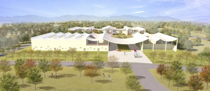 BIM Architecture | Czech LO Š BATES Elementary School Design Bid Proposal: Continuation Penetration Sharing/Regular Architecture Firm