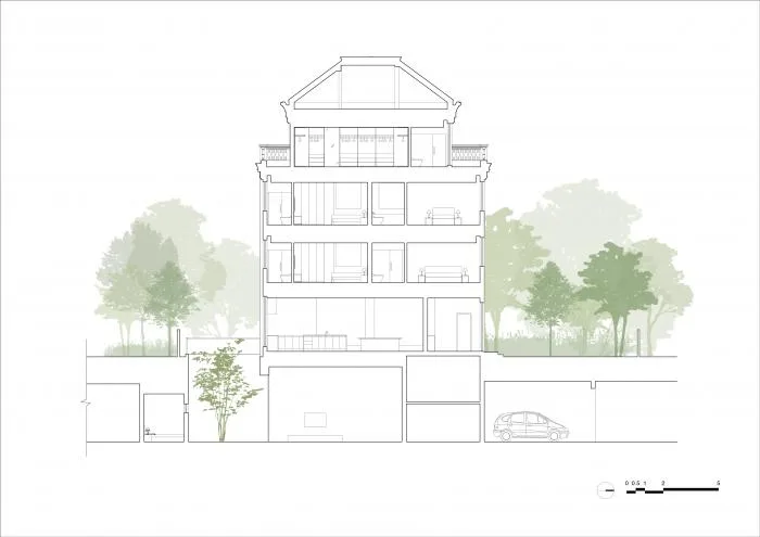 BIM Architecture | Quiet and Warm Space, Hangzhou Spiral Villa/Diyoukuang Architectural Design Studio