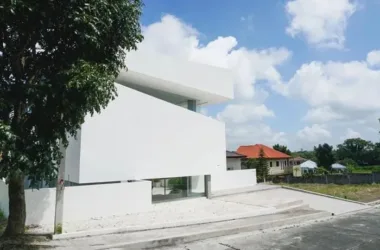 BIM-Designed Philippine White Panoramic Residence-BIM WORLD