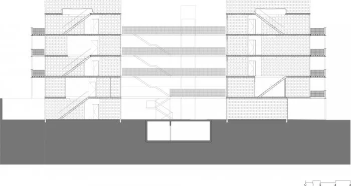 BIM Architecture | Let Light Shine Through the Courtyard - 3470 Collective Residence, Buenos Aires