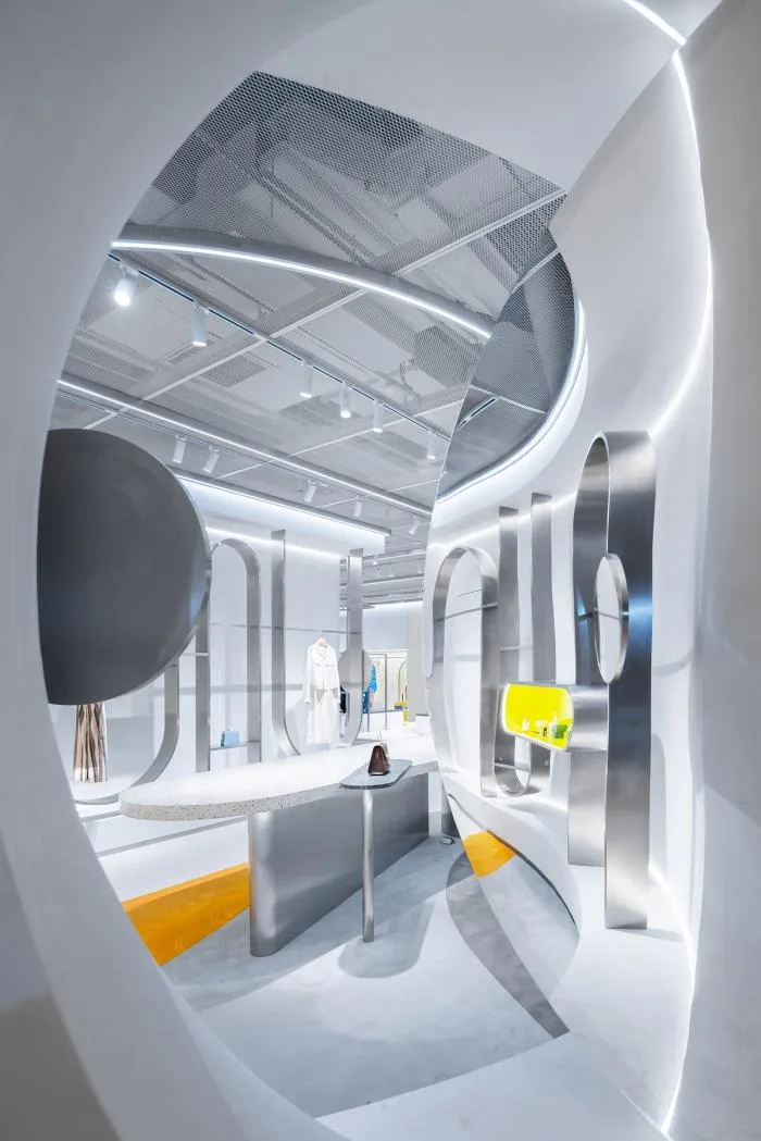 BIM Architecture | Like being in an Abstract and Constructivist Art Museum - ON/OFF Fashion Buying Shop/Studiolite