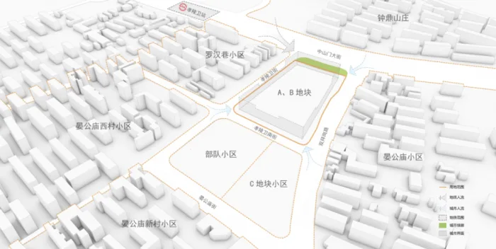 The new landmark of Xiaolingwei in Nanjing, the golden magnetic field of human life