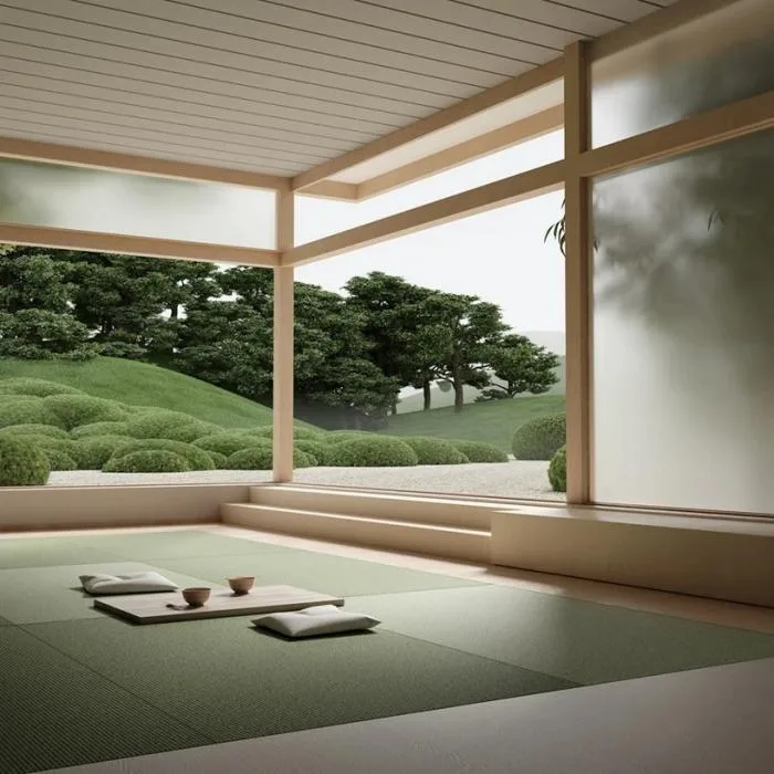 BIM Architecture | Surrealist Japanese Garden Scene Conceived by Six N. Five
