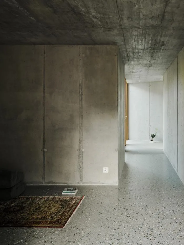 BIM Architecture | A Folding and Versatile Concrete Hut Surrounded by Mountains
