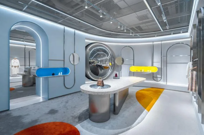 BIM Architecture | Like being in an Abstract and Constructivist Art Museum - ON/OFF Fashion Buying Shop/Studiolite
