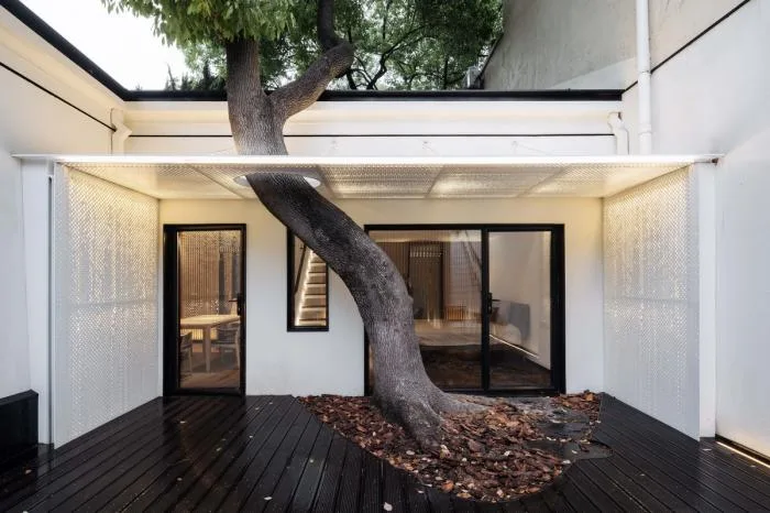 BIM architecture | One meter storage: showcasing skills quietly in a 100 square meter yard