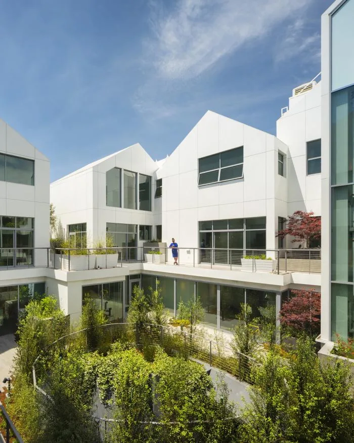 BIM Architecture | MAD's first project in the United States, 'Beverly Hills Courtyard,' completed, small village on the hillside