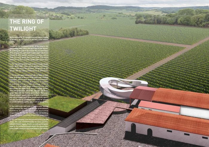 BIM Architecture | Twilight Zone: Wine Tasting Space Design at MONTE D'OIRO Winery in Portugal/PL-T Regular Architecture Firm