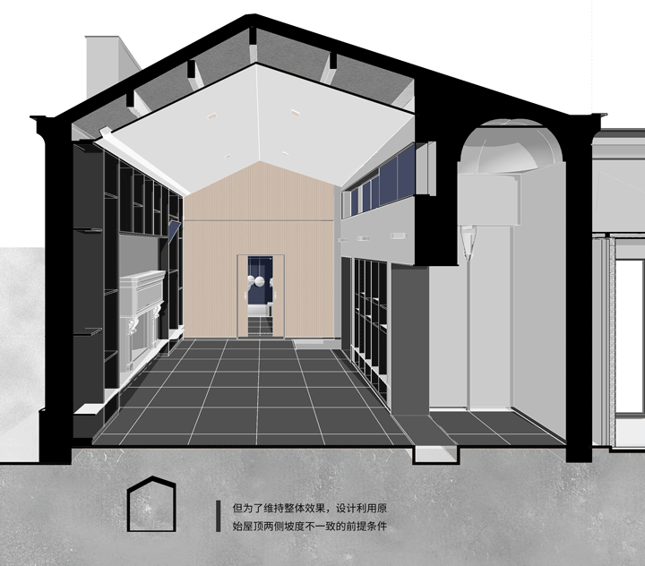BIM architecture | One meter storage: showcasing skills quietly in a 100 square meter yard