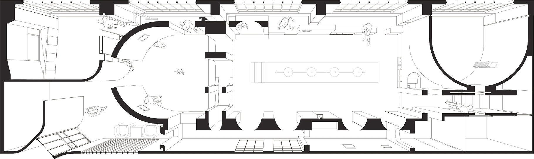 BIM Architecture | Classical Aesthetics Interprets Eternal Space: EVD Office Space/EVD