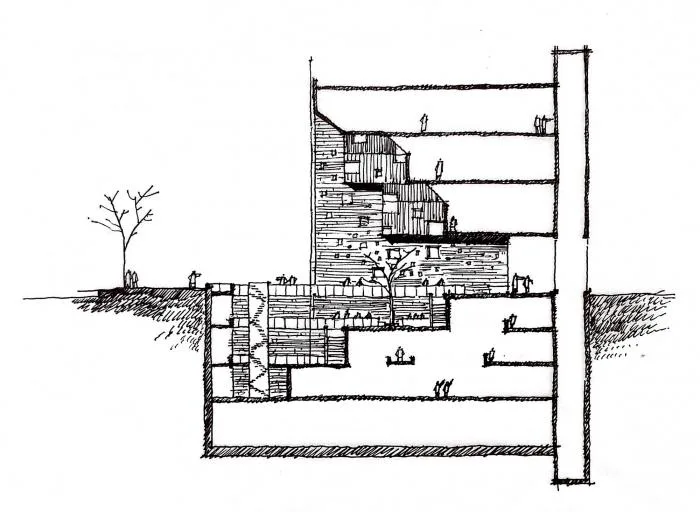 BIM Architecture | Village Small Houses Stacked in White Boxes: Korea 0914 Flagship Store