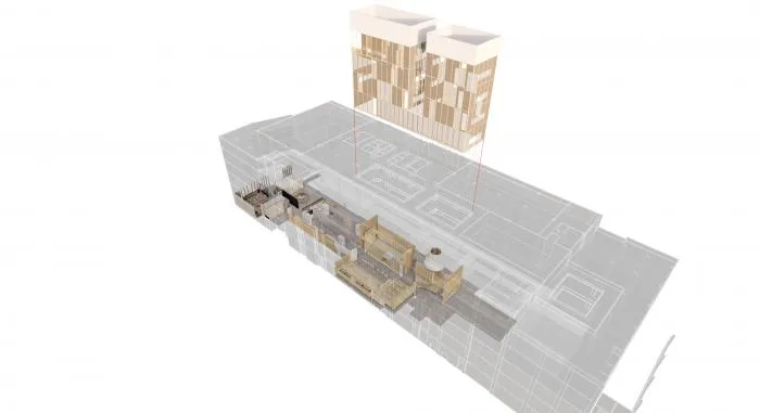 BIM Architecture | Yuanping · Meijing Bookstore: A Bookstore Hidden in the Skylight Courtyard/Shanghai Yanyang Architectural Design Studio