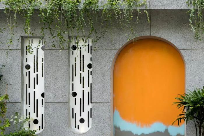 BIM architecture | Vertical courtyards adorned with greenery, balancing vitality and tranquility: V Villa Vietnam