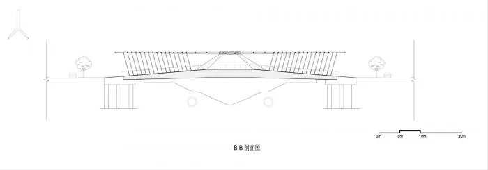 BIM Architecture | Tension in Tranquility: Cross River Pedestrian Bridge at Shenzhen Pingshan Senior High School/Nansha Original