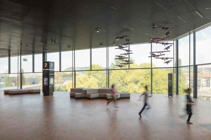 BIM Architecture | Heilbronn Technology Museum, a spiral enclosed horseshoe shaped space