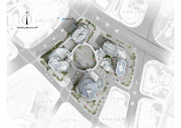 BIM Architecture | Ningbo Greenland Center: The Story Behind Design/San Yi Architectural Design