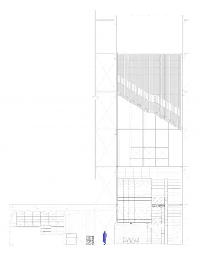 BIM Architecture | Yuanping · Meijing Bookstore: A Bookstore Hidden in the Skylight Courtyard/Shanghai Yanyang Architectural Design Studio