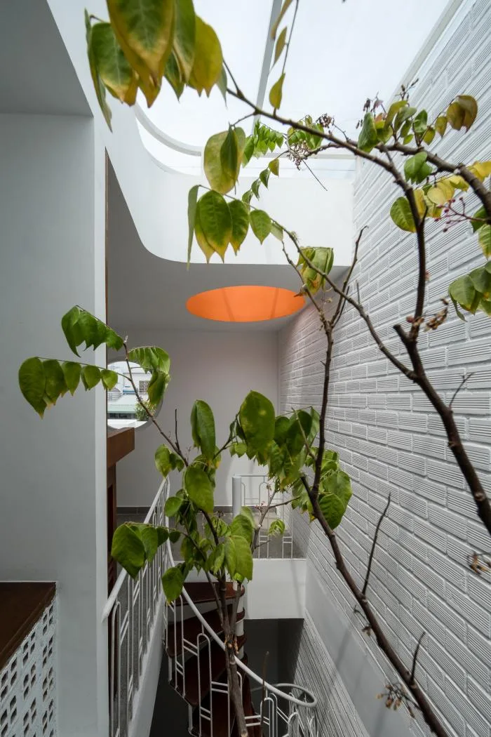 BIM architecture | Vertical courtyards adorned with greenery, balancing vitality and tranquility: V Villa Vietnam