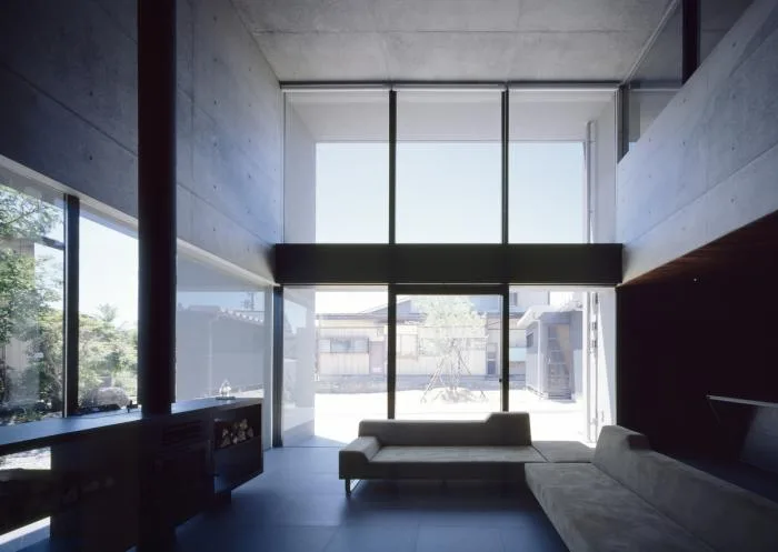 BIM architecture | Half covered with vertical walls, transparent and scenic: Residential "SCAPE" in Yamagata Prefecture, Japan