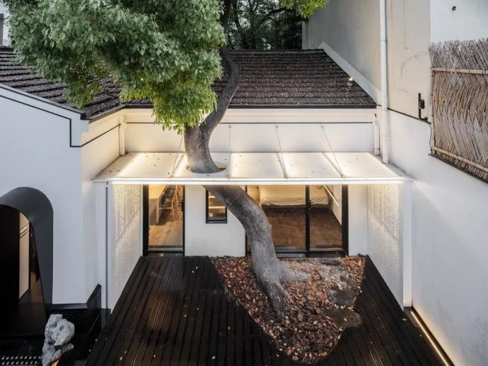 BIM architecture | One meter storage: showcasing skills quietly in a 100 square meter yard