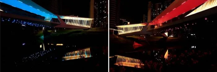 BIM Architecture | Tension in Tranquility: Cross River Pedestrian Bridge at Shenzhen Pingshan Senior High School/Nansha Original