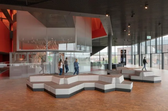 BIM Architecture | Heilbronn Technology Museum, a spiral enclosed horseshoe shaped space