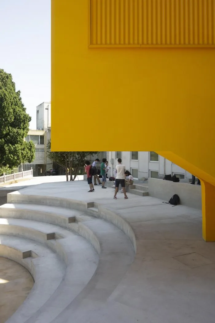 BIM Architecture | A Beautiful Landscape in Monochrome: ARTAVE/CCM Music Academy Addition