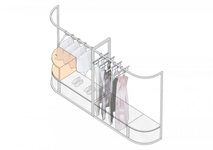BIM Architecture | Like being in an Abstract and Constructivist Art Museum - ON/OFF Fashion Buying Shop/Studiolite