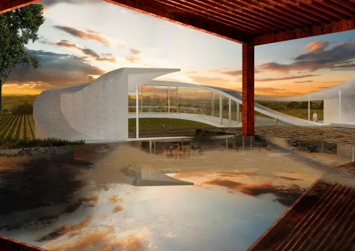 BIM Architecture | Twilight Zone: Wine Tasting Space Design at MONTE D'OIRO Winery in Portugal/PL-T Regular Architecture Firm