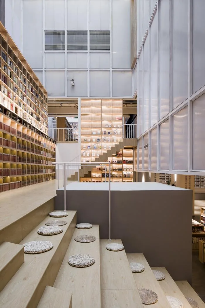 BIM Architecture | Yuanping · Meijing Bookstore: A Bookstore Hidden in the Skylight Courtyard/Shanghai Yanyang Architectural Design Studio