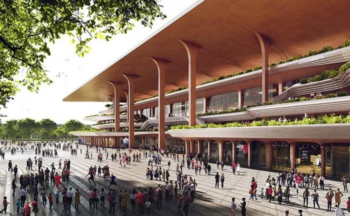 BIM Architecture | Zaha Hadid&Associates; IDEA Xi'an International Football Center is under construction as the venue for the 2023 AFC Asian Cup